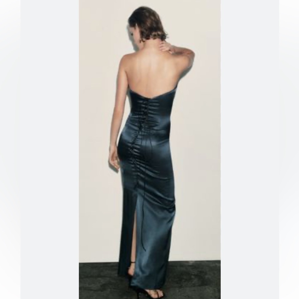 Zara NWT strapless corset style dress - Picture 2 of 13
